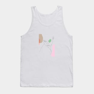 Woman face Tank Top